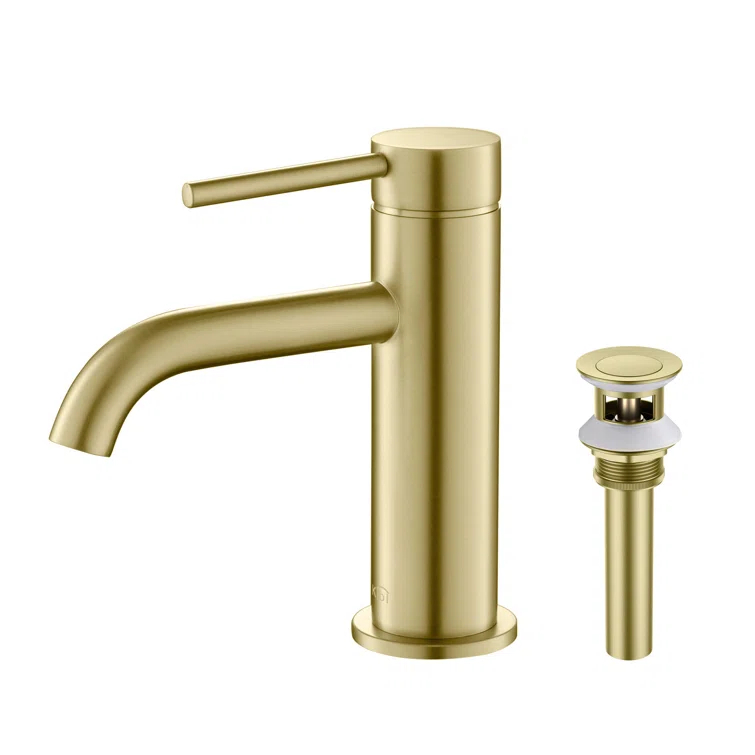 Circular Single-Hole Single-handle Bathroom Faucet
