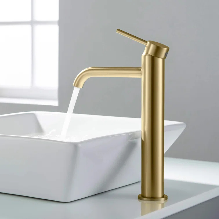 Circular Vessel Sink Faucet Single-handle Bathroom Faucet