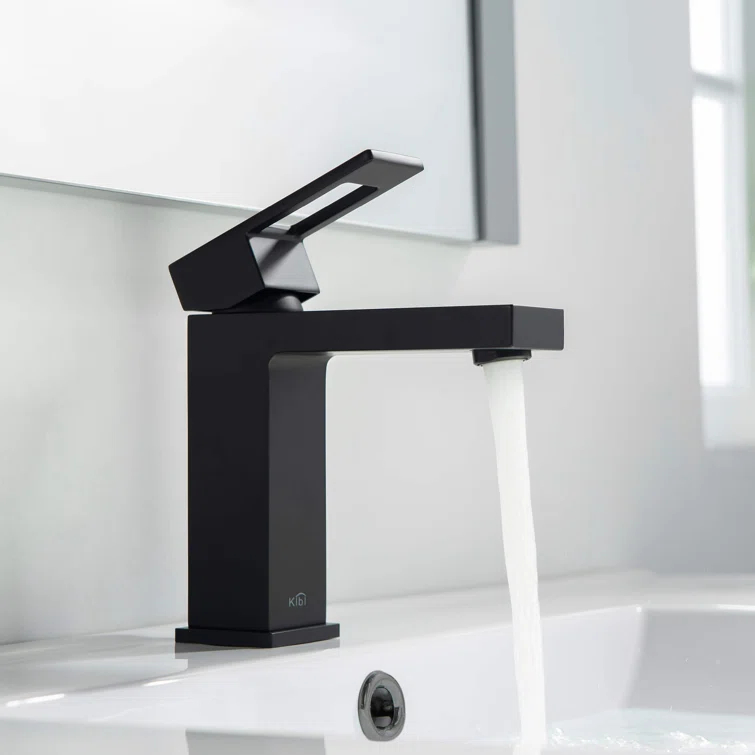 Cube Single-Hole Single-handle Bathroom Faucet