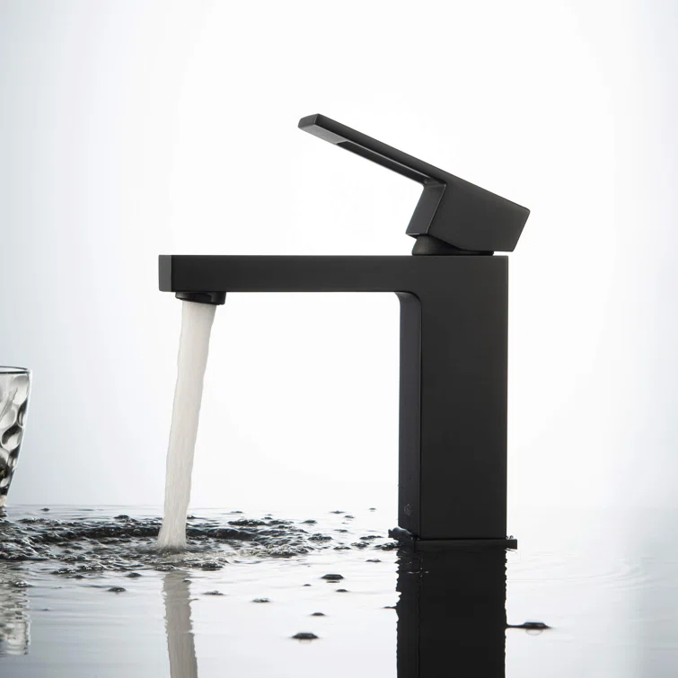 Cube Single-Hole Single-handle Bathroom Faucet