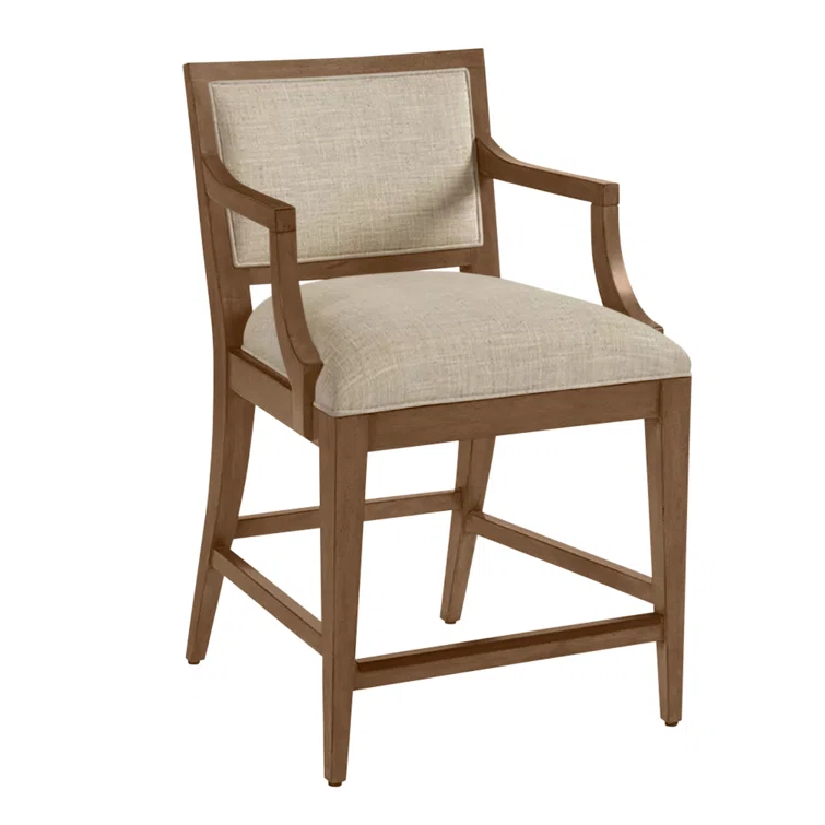 Newport Upholstered Counter Stool with Metal Frame