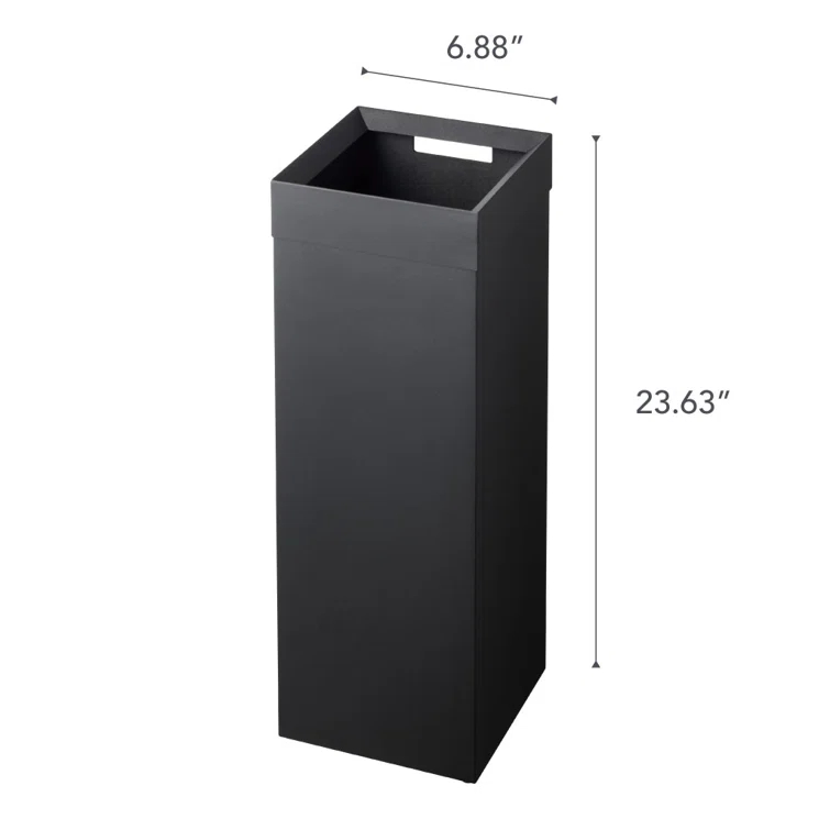 Tower Yamazaki Home Tall Trash Can 7.25 gallon Waste Basket With Handle For Kitchen Bathroom Office