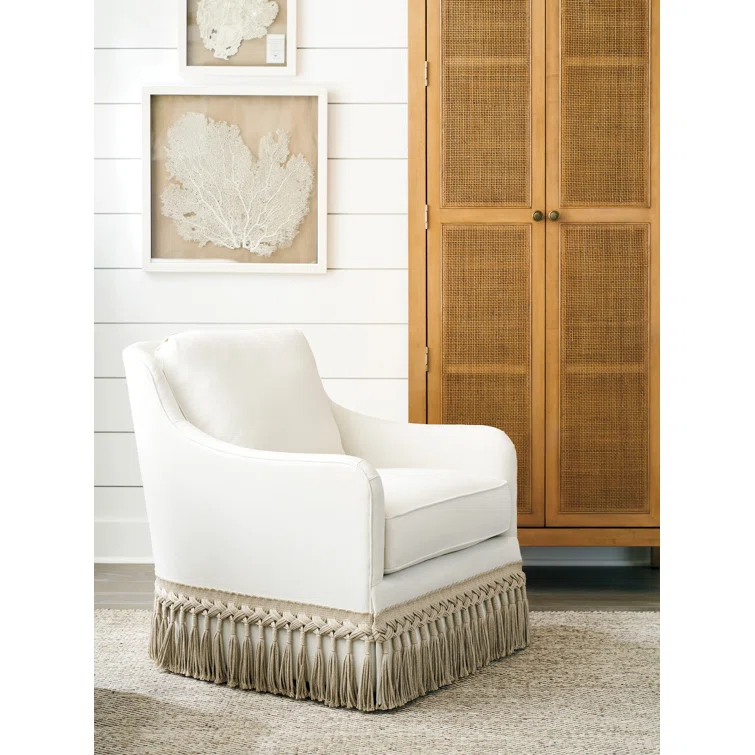 Barclay Butera Barclay Butera Upholstery Slipcovered Swivel Armchair