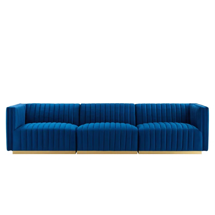 Conjure Channel Tufted Upholstered Fabric Sofa by Modway