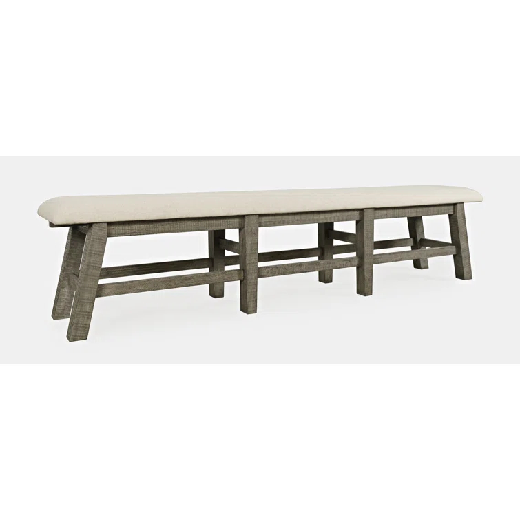 Fahrettin Polyester Upholstered Bench