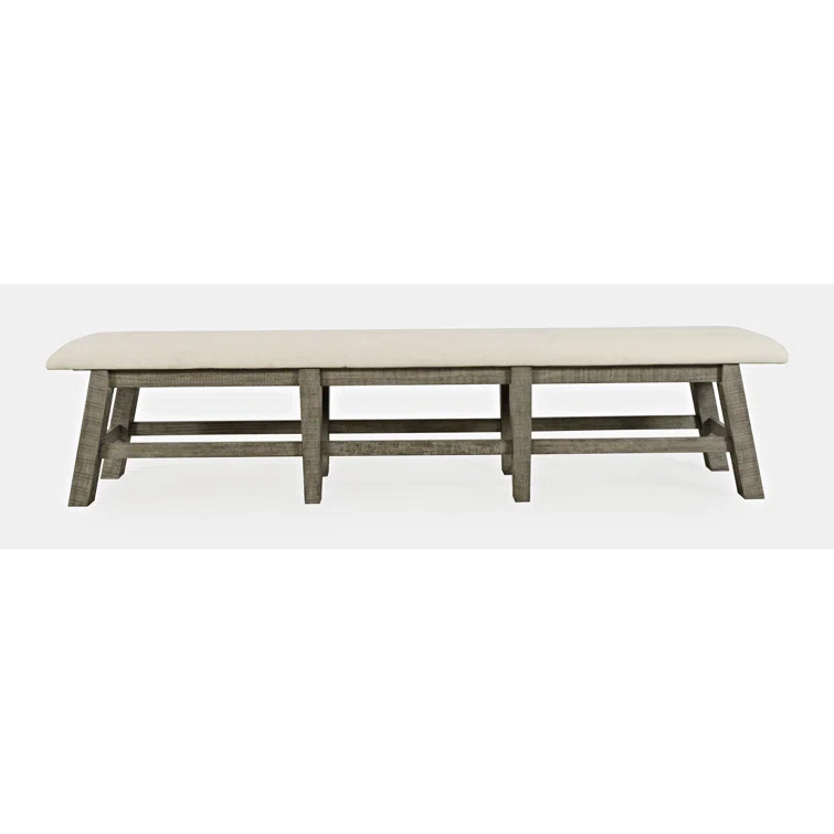 Fahrettin Polyester Upholstered Bench