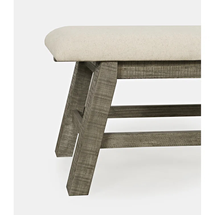 Fahrettin Polyester Upholstered Bench