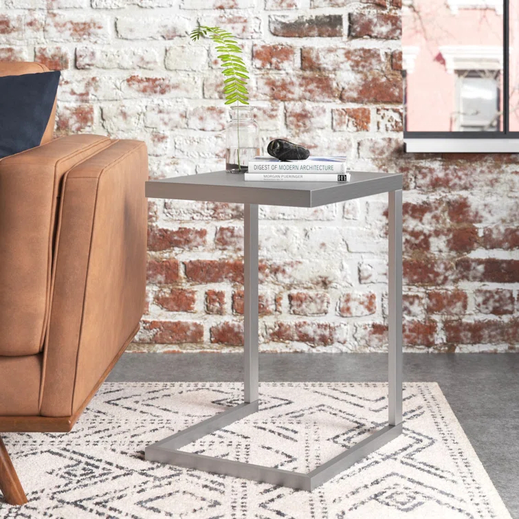 Jaylen Steel Top End Table