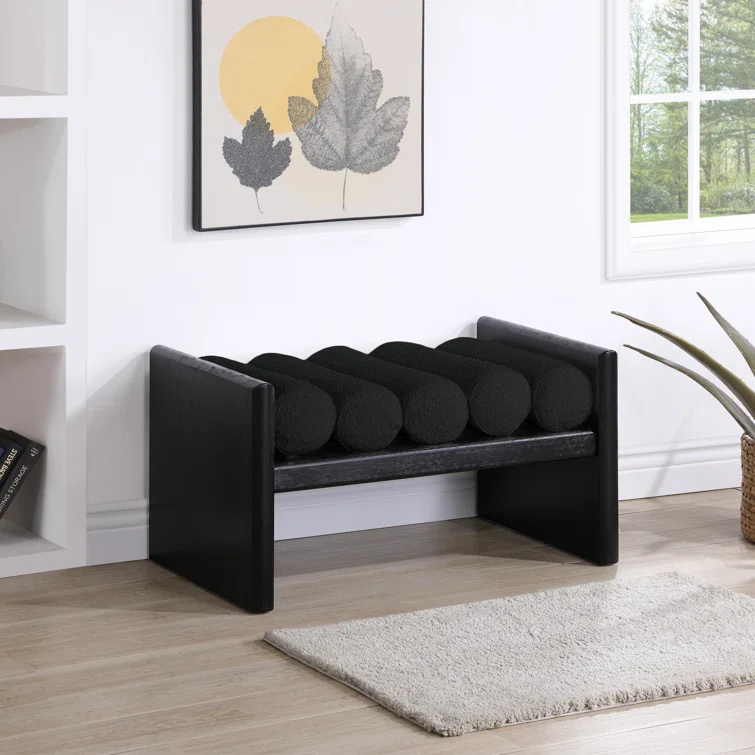 Reeves Boucle Wood Bench