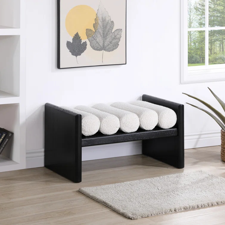 Reeves Boucle Wood Bench