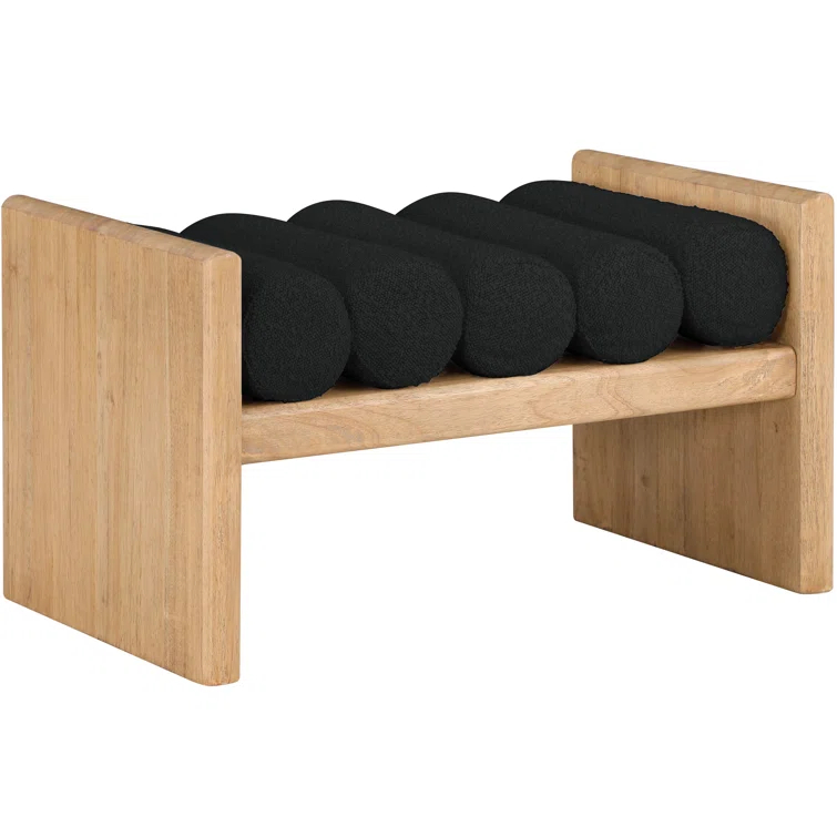 Reeves Boucle Wood Bench