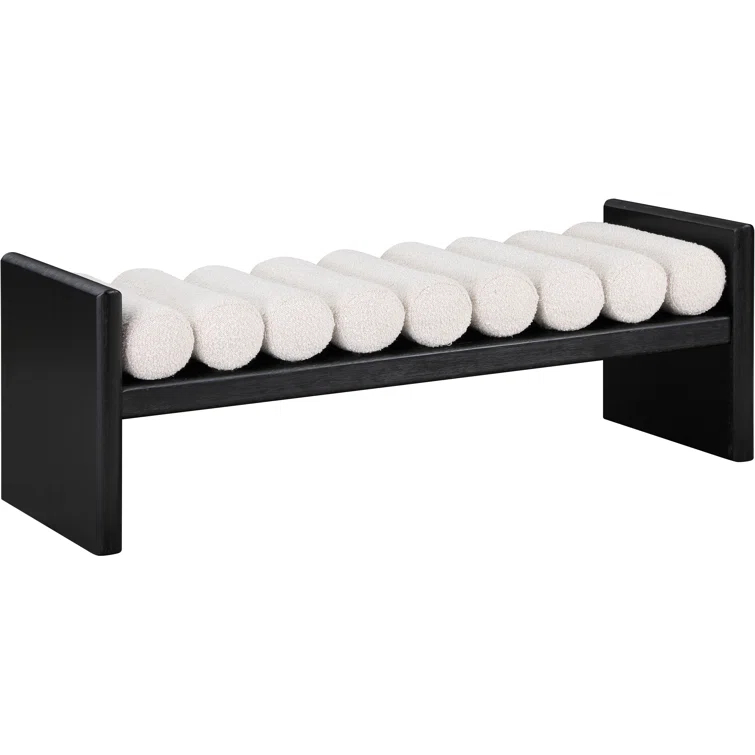 Reeves Boucle Wood Bench