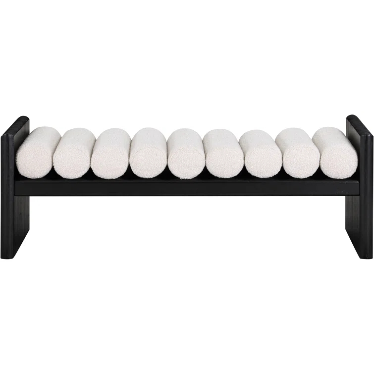 Reeves Boucle Wood Bench