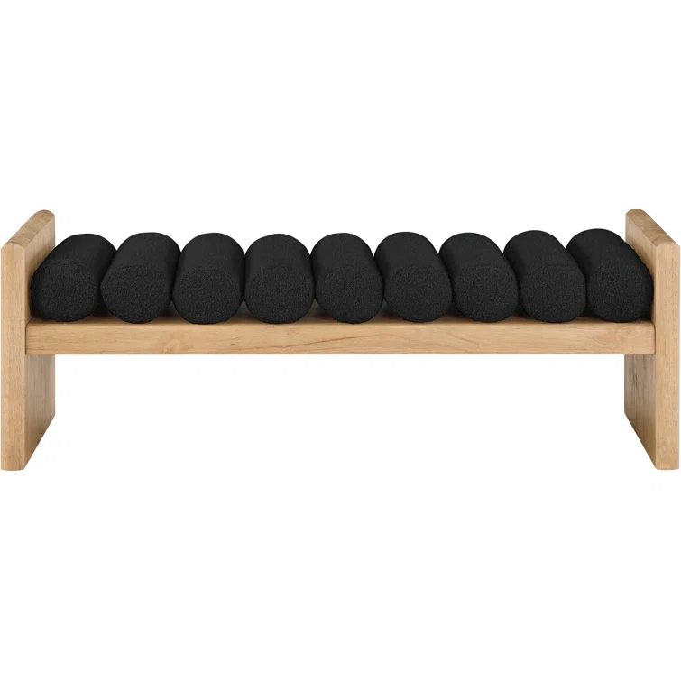 Reeves Boucle Wood Bench