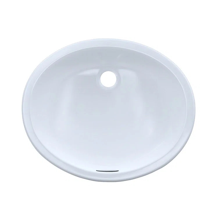Rendezvous® Vitreous China Oval Undermount Bathroom Sink with Overflow