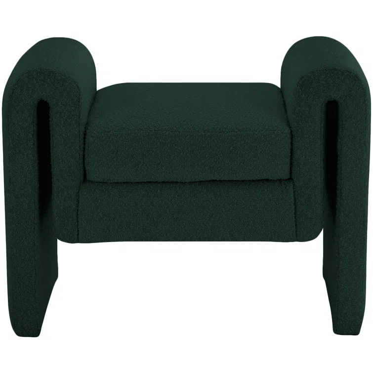 Hobel Boucle Fabric Upholstered Bench