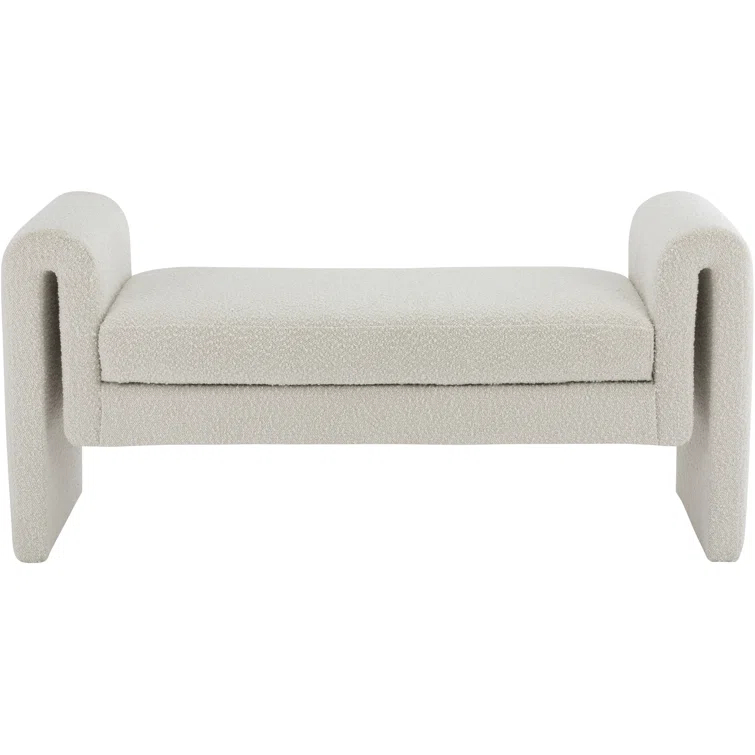 Hiroyasu Upholstered Boucle Bench