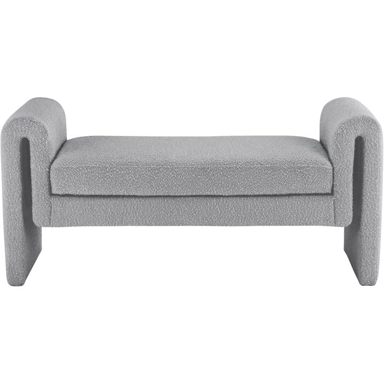 Hiroyasu Upholstered Boucle Bench