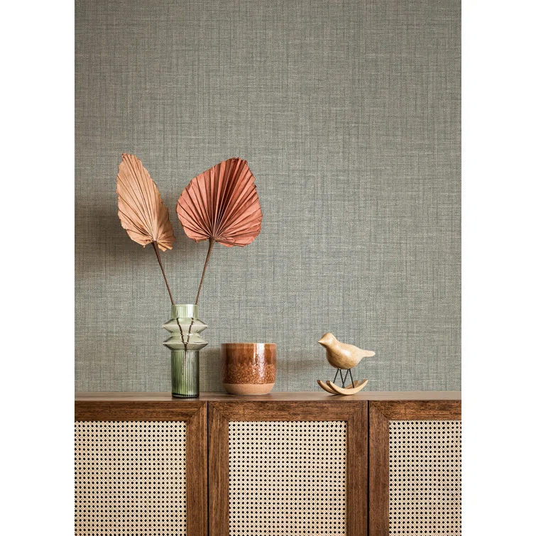 Elise Textured Linen Wallpaper