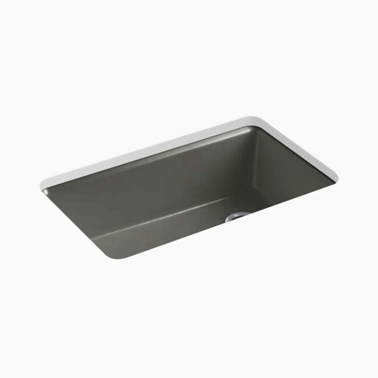 Riverby 33" x 22" x 9-5/8" Under-Mount Single-Bowl Kitchen Sink with Accessories