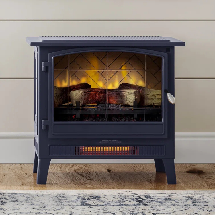 Country Living Smart Infrared Electric Fireplace Stove Heater, Alexa and Google Home Compatible
