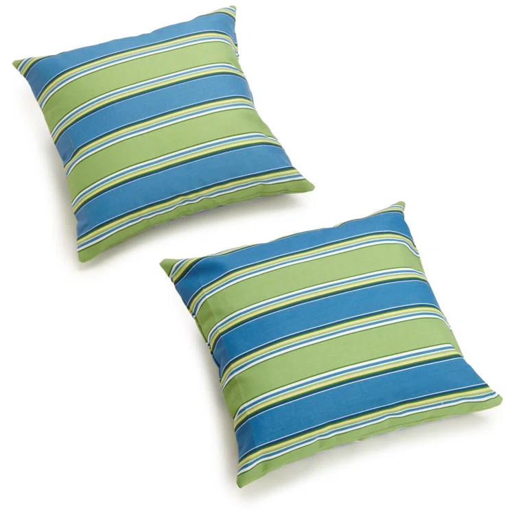 Indoor/Outdoor Reversible Throw Pillow