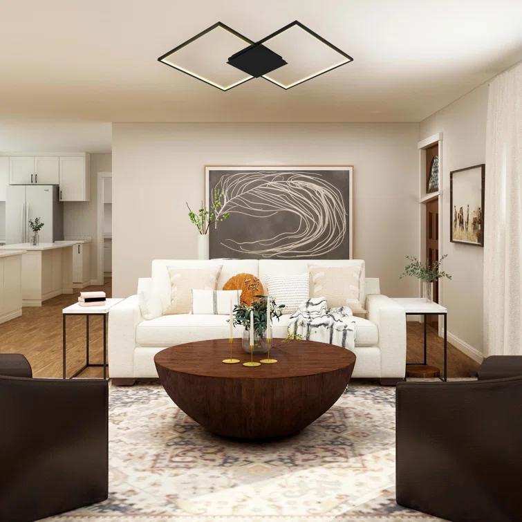 Preston 30" LED Flush Mount