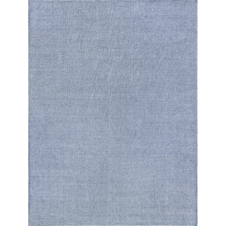Rectangle Bali Light Blue Handmade Recycled P.E.T. Area Rug