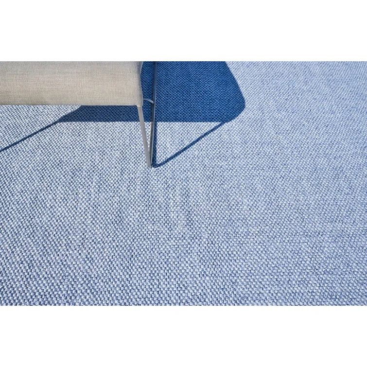 Rectangle Bali Light Blue Handmade Recycled P.E.T. Area Rug