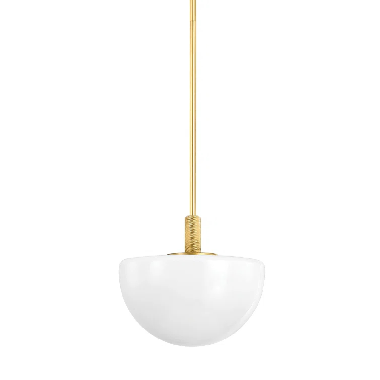 Hammond Pendant Light - Aged Brass / 11"Dia