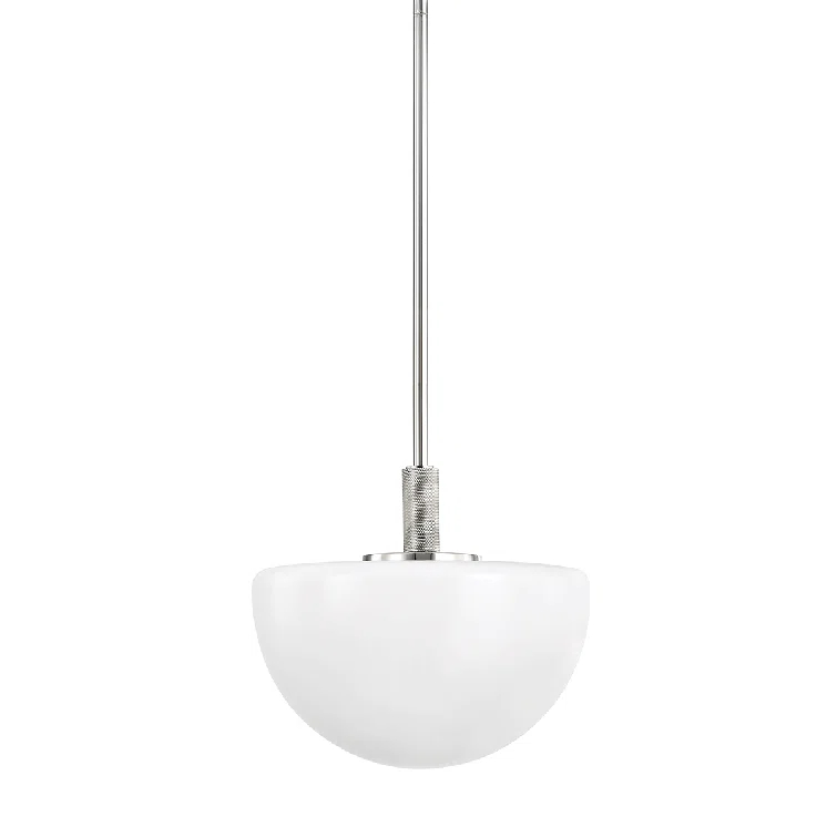 Hammond Pendant Light - Polished Nickel / 11"Dia