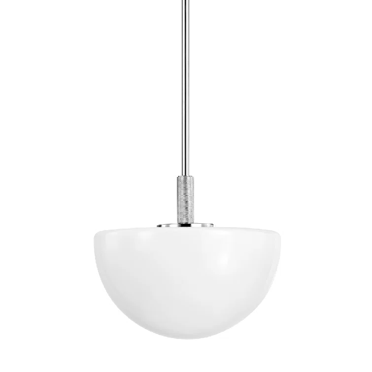 Hammond Pendant Light - Polished Nickel / 15" Dia