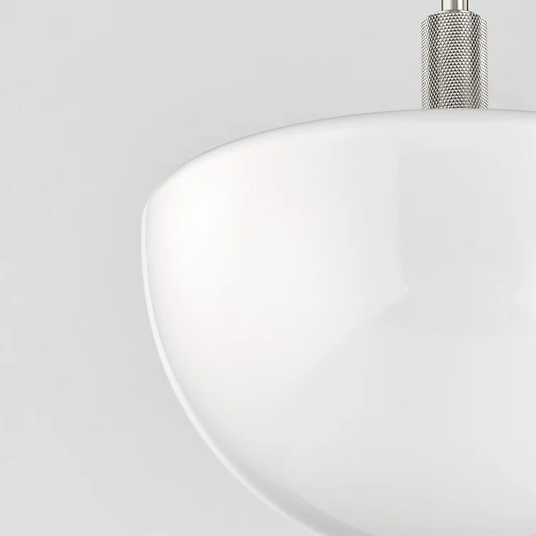 Hammond Pendant Light - Polished Nickel / 11"Dia