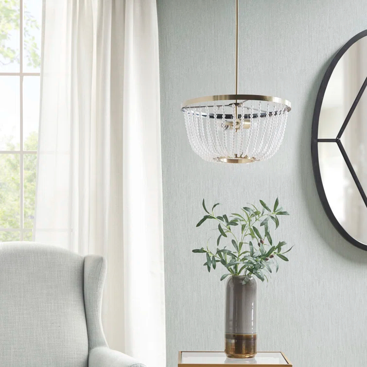 Hampton Hill Melrose 2-Light Beaded Chandelier