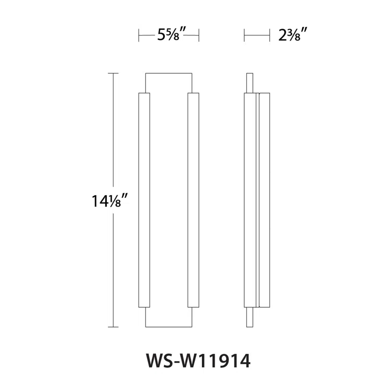 Fiction Dimmable LED Outdoor Wall Sconce