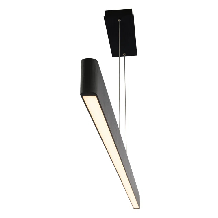 WAC Lighting Volo 54" LED 3000K Contemporary Aluminum Pendant in Black