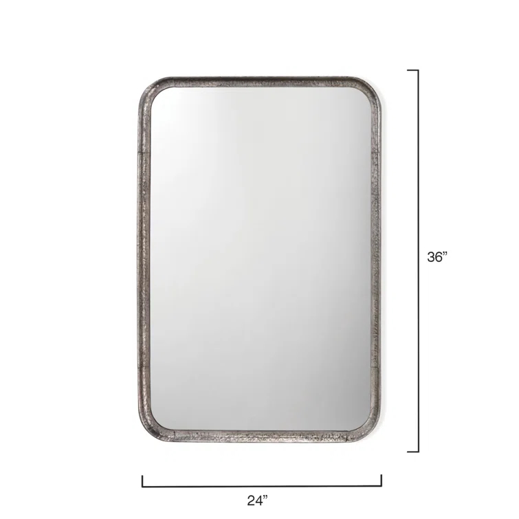 Principle Metal Flat Wall Mirror