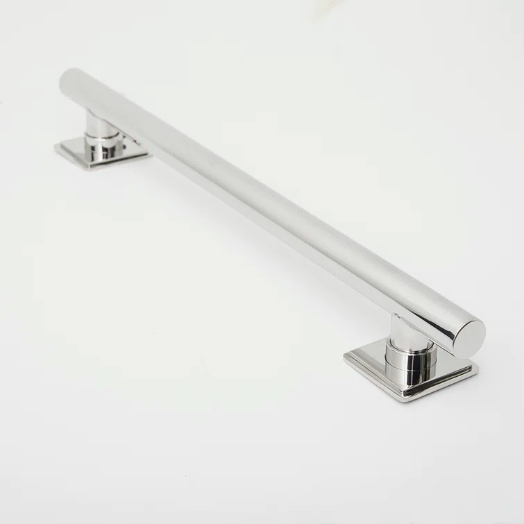 Coronado Modern Grab Bar with Square Flanges