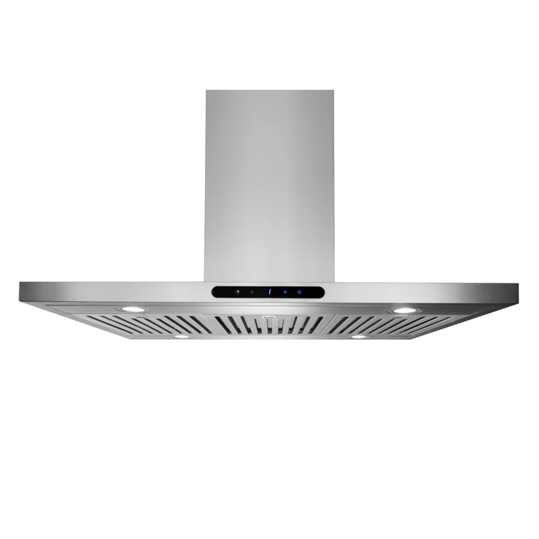Broan NuTone 36" Stainless Steel 640 CFM Convertible Island Range Hood with Hybrid Baffle Filter