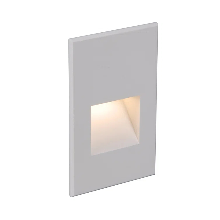 White Integrated LED Metal Step Light