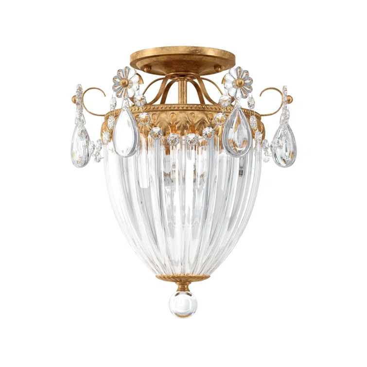 Bagatelle Crystal Semi Flush Mount