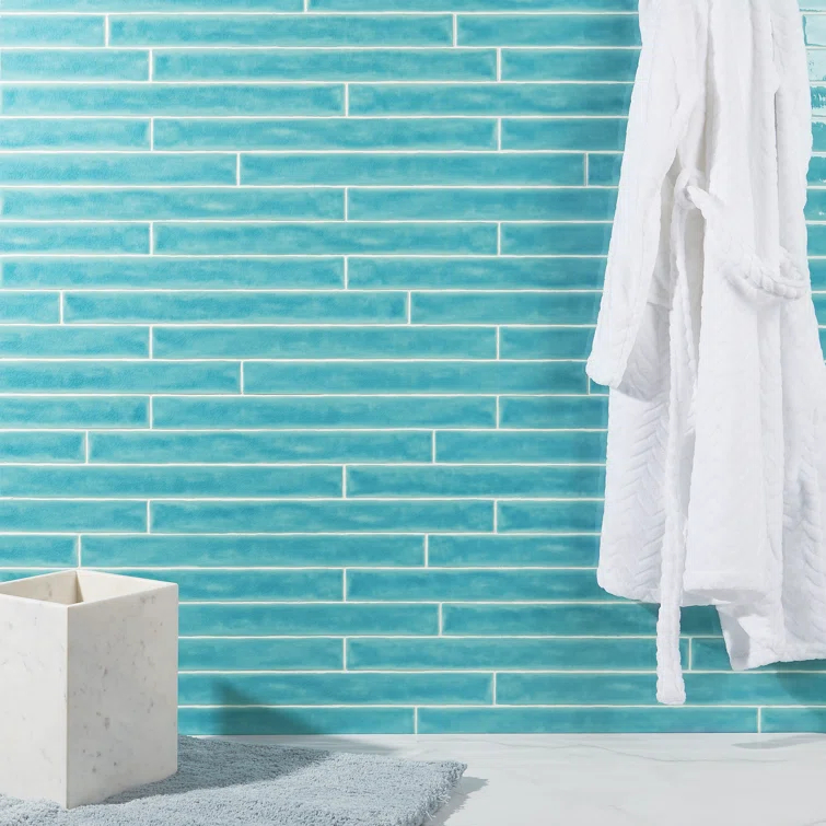 Capetown 2" x 20" Crackled Ceramic Subway Wall Tile (20 pieces/ 5.38 sq. ft./ Case)