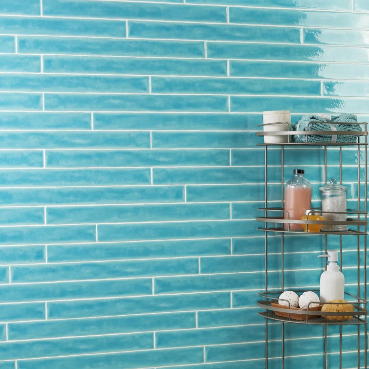 Capetown 2" x 20" Crackled Ceramic Subway Wall Tile (20 pieces/ 5.38 sq. ft./ Case)