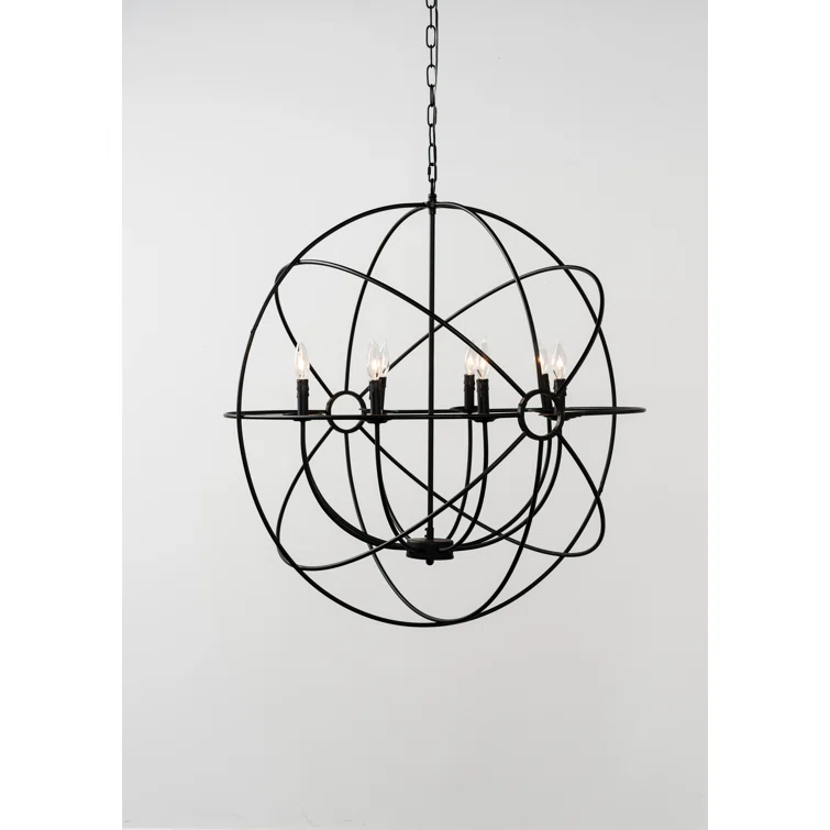 Obi Iron Chandelier
