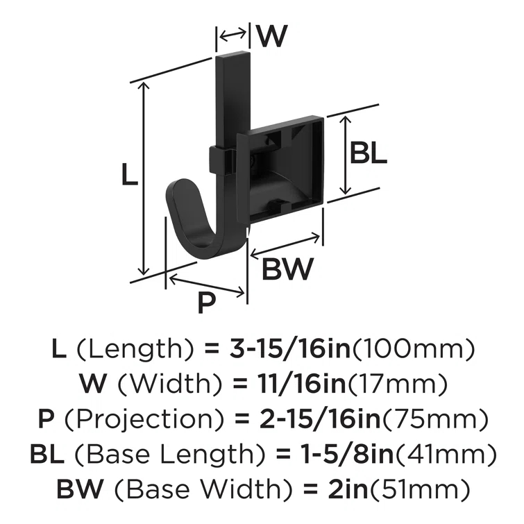 Burbank Transitional Single Prong Decorative Wall Hook