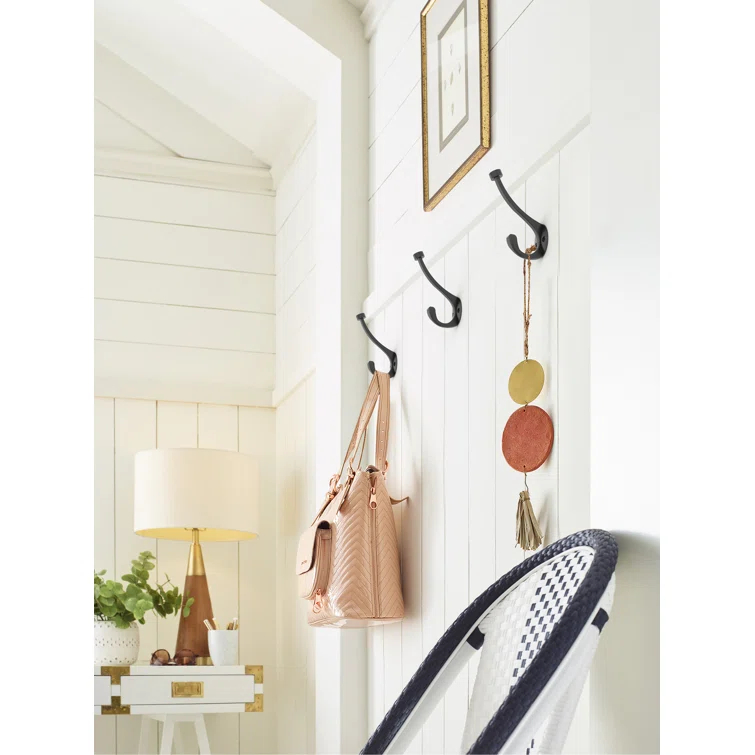 Adare Traditional Double Prong Decorative Wall Hook