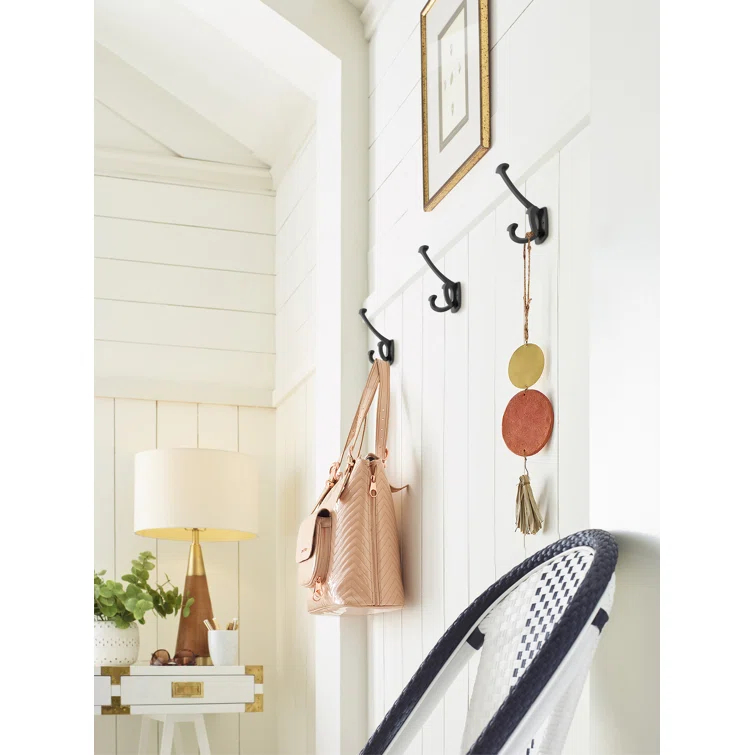 Vicinity Traditional Triple Prong Decorative Wall Hook