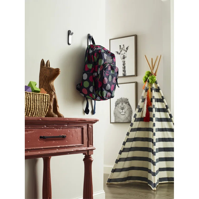 Unison Contemporary Single Prong Decorative Wall Hook