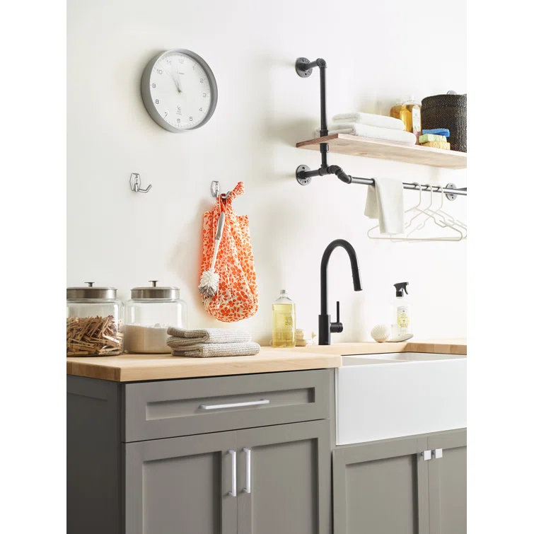 Benton Transitional Double Prong Decorative Wall Hook