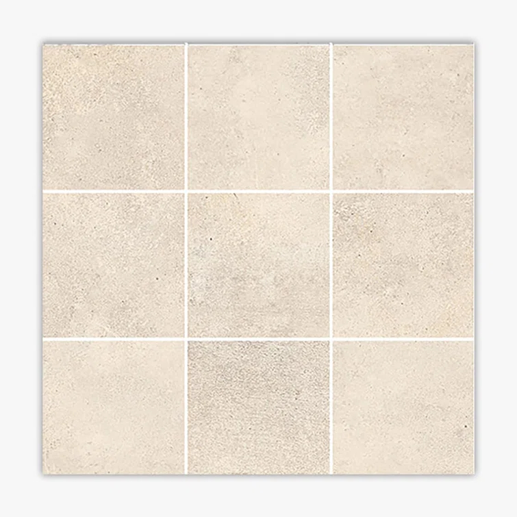 Clay 12" x 12" Porcelain Grid Mosaic Wall & Floor Tile